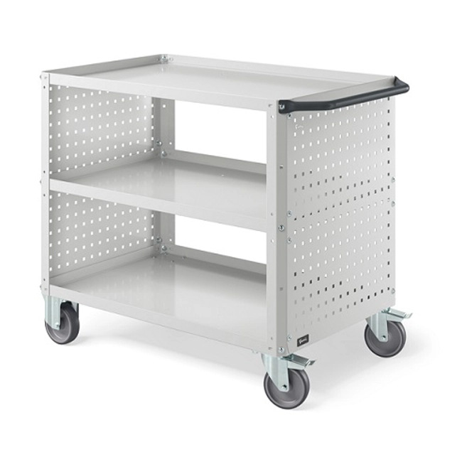 Vendita online Carrello Clever 1011 Large mm.1024x615x847H - Grigio Chiaro RAL7035